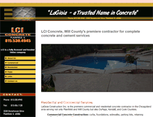 Tablet Screenshot of lciconcrete.com